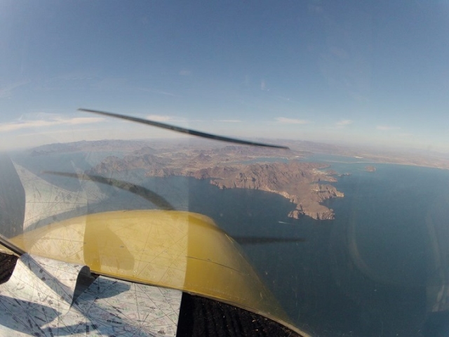 vuelo en la avioneta